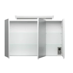 Spiegelkasten^Huisenthuis Spiegelkast Aron 100 cm Wit