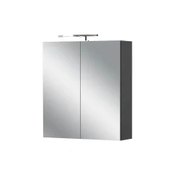 Spiegelkasten^Huisenthuis Spiegelkast Basalt 60 cm Grafiet
