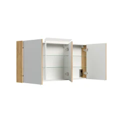 Spiegelkasten^Huisenthuis Spiegelkast Calais 140 cm Eiken