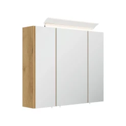 Spiegelkasten^Huisenthuis Spiegelkast Calais 75 cm Eiken
