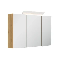 Spiegelkasten^Huisenthuis Spiegelkast Calais 100 cm Eiken