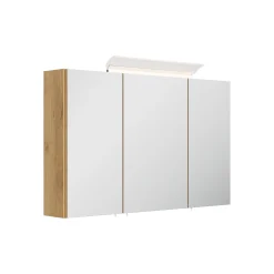 Spiegelkasten^Huisenthuis Spiegelkast Calais 120 cm Eiken