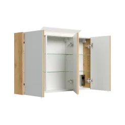 Spiegelkasten^Huisenthuis Spiegelkast Calais 120 cm Eiken