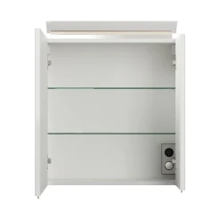 Spiegelkasten^Huisenthuis Spiegelkast Calais Hoogglans 60 cm Wit