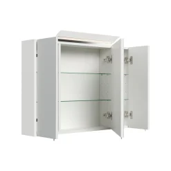 Spiegelkasten^Huisenthuis Spiegelkast Calais Hoogglans 90 cm Wit