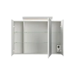 Spiegelkasten^Huisenthuis Spiegelkast Calais Hoogglans 90 cm Wit