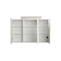 Spiegelkasten^Huisenthuis Spiegelkast Calais Hoogglans 120 cm Wit