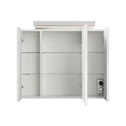 Spiegelkasten^Huisenthuis Spiegelkast Calais Hoogglans 80 cm Wit