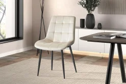 Eetkamerstoelen^Huisenthuis Stoel Alice – Set van 4 Beige