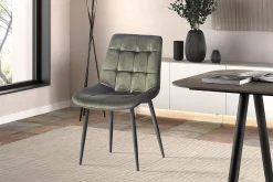 Eetkamerstoelen^Huisenthuis Stoel Alice – Set van 4 Groen