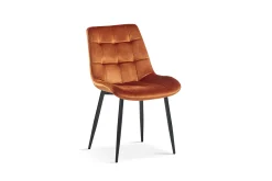 Eetkamerstoelen^Huisenthuis Stoel Alice – Set van 4 Oranje