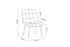 Eetkamerstoelen^Huisenthuis Stoel Alice – Set van 4 Taupe