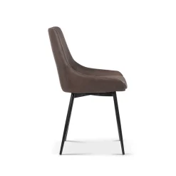 Eetkamerstoelen^Huisenthuis Stoel Bern – Set van 2 Bruin