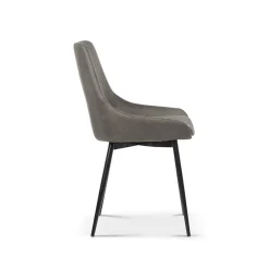 Eetkamerstoelen^Huisenthuis Stoel Bern – Set van 2 Grijs