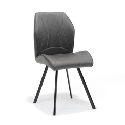 Eetkamerstoelen^Huisenthuis Stoel Brenda – Set van 4 Antraciet