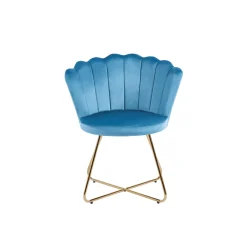 Eetkamerstoelen^Huisenthuis Stoel Chanelle – Set van 2 Blauw