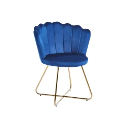 Eetkamerstoelen^Huisenthuis Stoel Chanelle – Set van 2 Donkerblauw