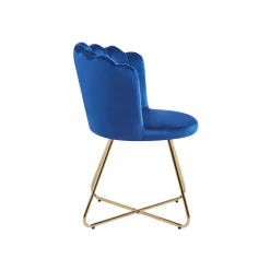 Eetkamerstoelen^Huisenthuis Stoel Chanelle – Set van 2 Donkerblauw