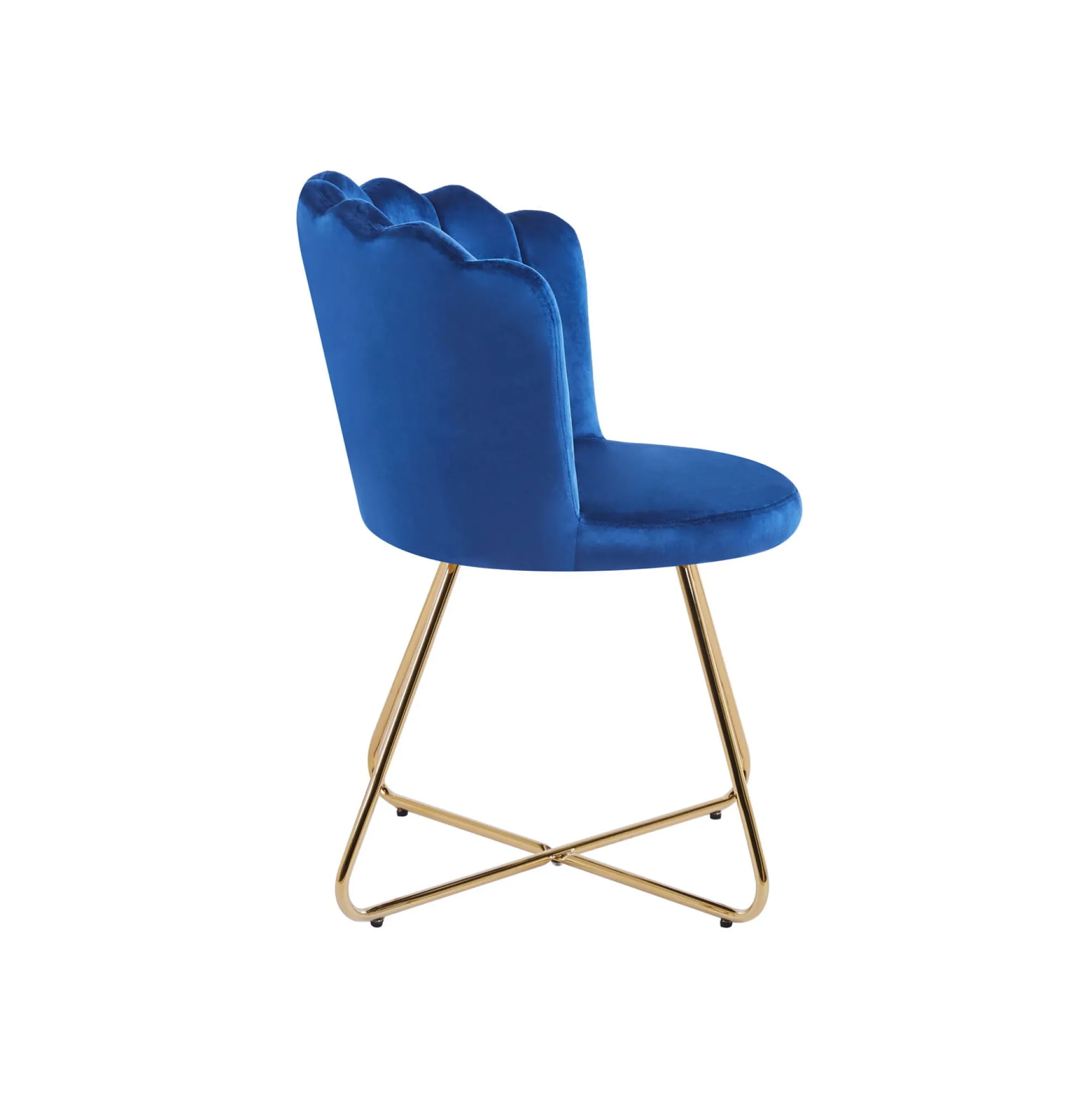 Eetkamerstoelen^Huisenthuis Stoel Chanelle – Set van 2 Donkerblauw