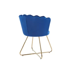 Eetkamerstoelen^Huisenthuis Stoel Chanelle – Set van 2 Donkerblauw