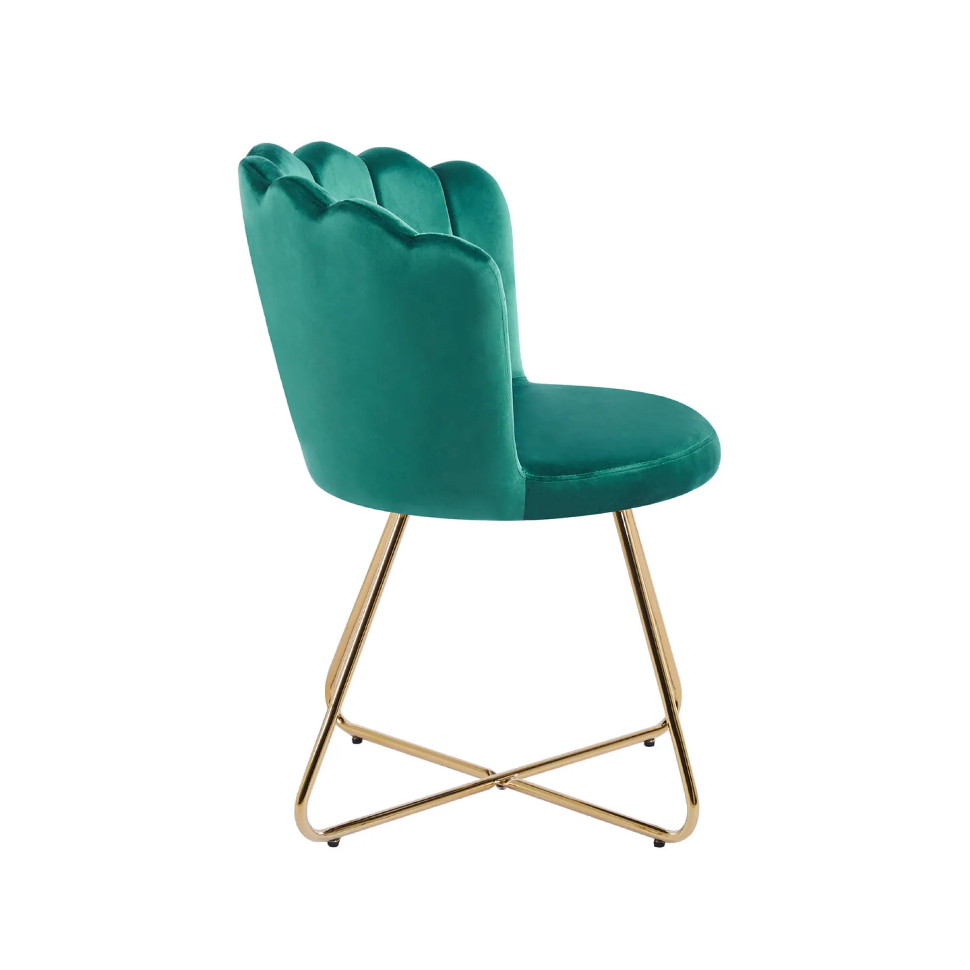Eetkamerstoelen^Huisenthuis Stoel Chanelle – Set van 2 Groen