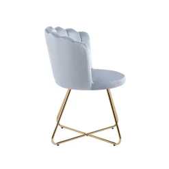 Eetkamerstoelen^Huisenthuis Stoel Chanelle – Set van 2 Lichtgrijs