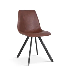 Eetkamerstoelen^Huisenthuis Stoel Collin – Set van 2 Bruin