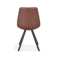 Eetkamerstoelen^Huisenthuis Stoel Collin – Set van 2 Bruin