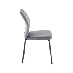 Eetkamerstoelen^Huisenthuis Stoel Dagmar – Set van 2 Grijs