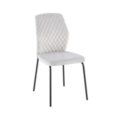 Eetkamerstoelen^Huisenthuis Stoel Dagmar – Set van 2 Lichtgrijs