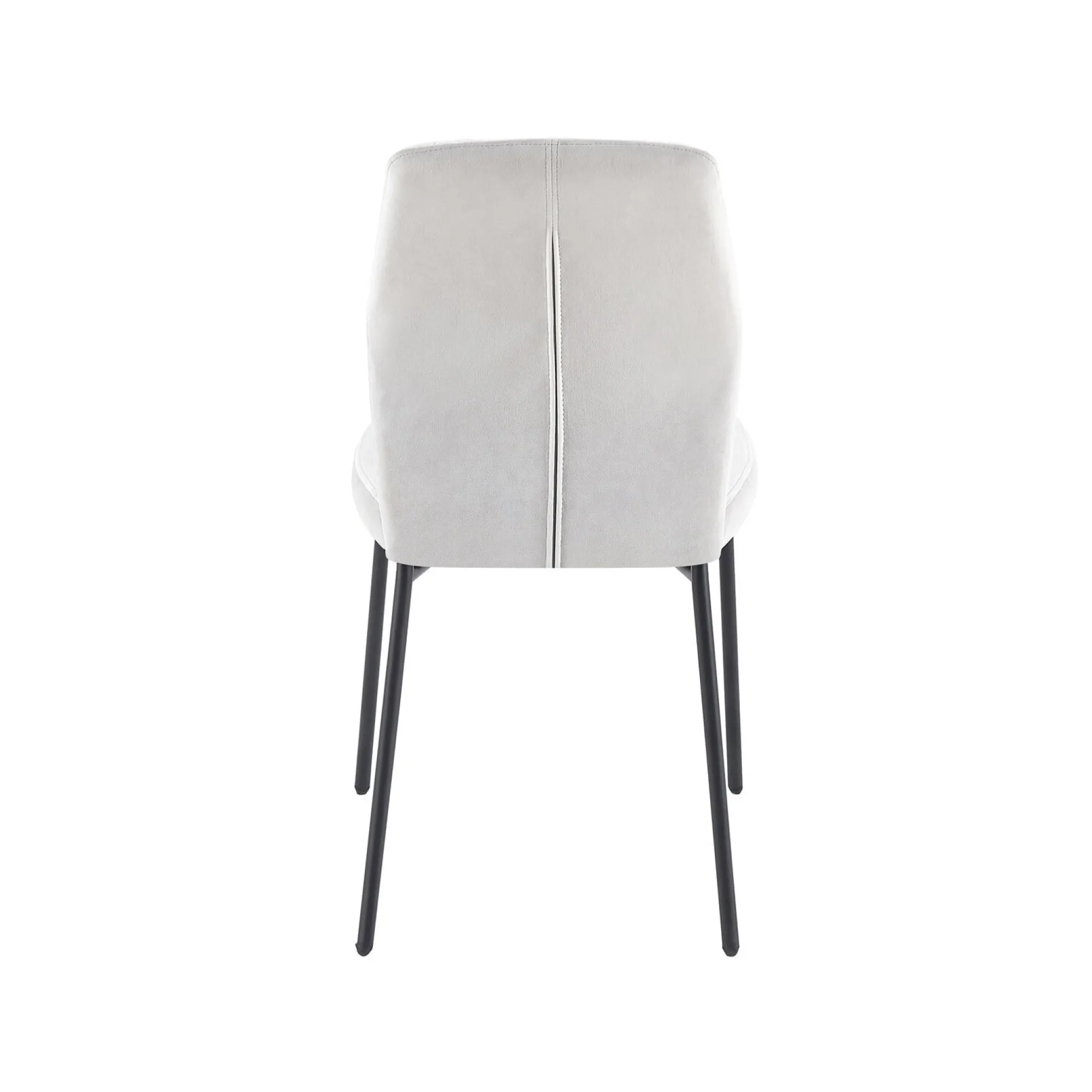 Eetkamerstoelen^Huisenthuis Stoel Dagmar – Set van 2 Lichtgrijs