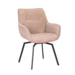 Eetkamerstoelen^Huisenthuis Stoel Denise Crème Beige