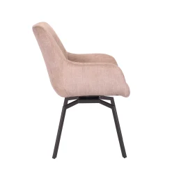 Eetkamerstoelen^Huisenthuis Stoel Denise Crème Beige