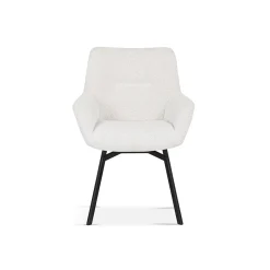 Eetkamerstoelen^Huisenthuis Stoel Denise Teddy Ecru