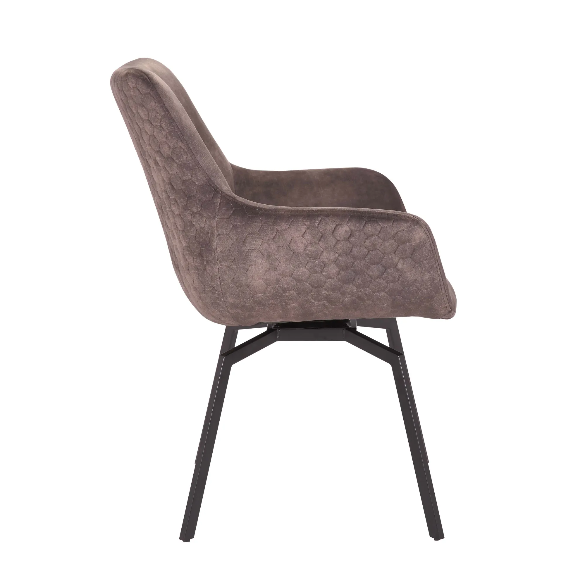 Eetkamerstoelen^Huisenthuis Stoel Denise Taupe