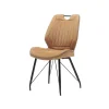Eetkamerstoelen^Huisenthuis Stoel Dionne Cognac – Set van 4