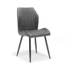 Eetkamerstoelen^Huisenthuis Stoel Emiel Antraciet – Set van 2