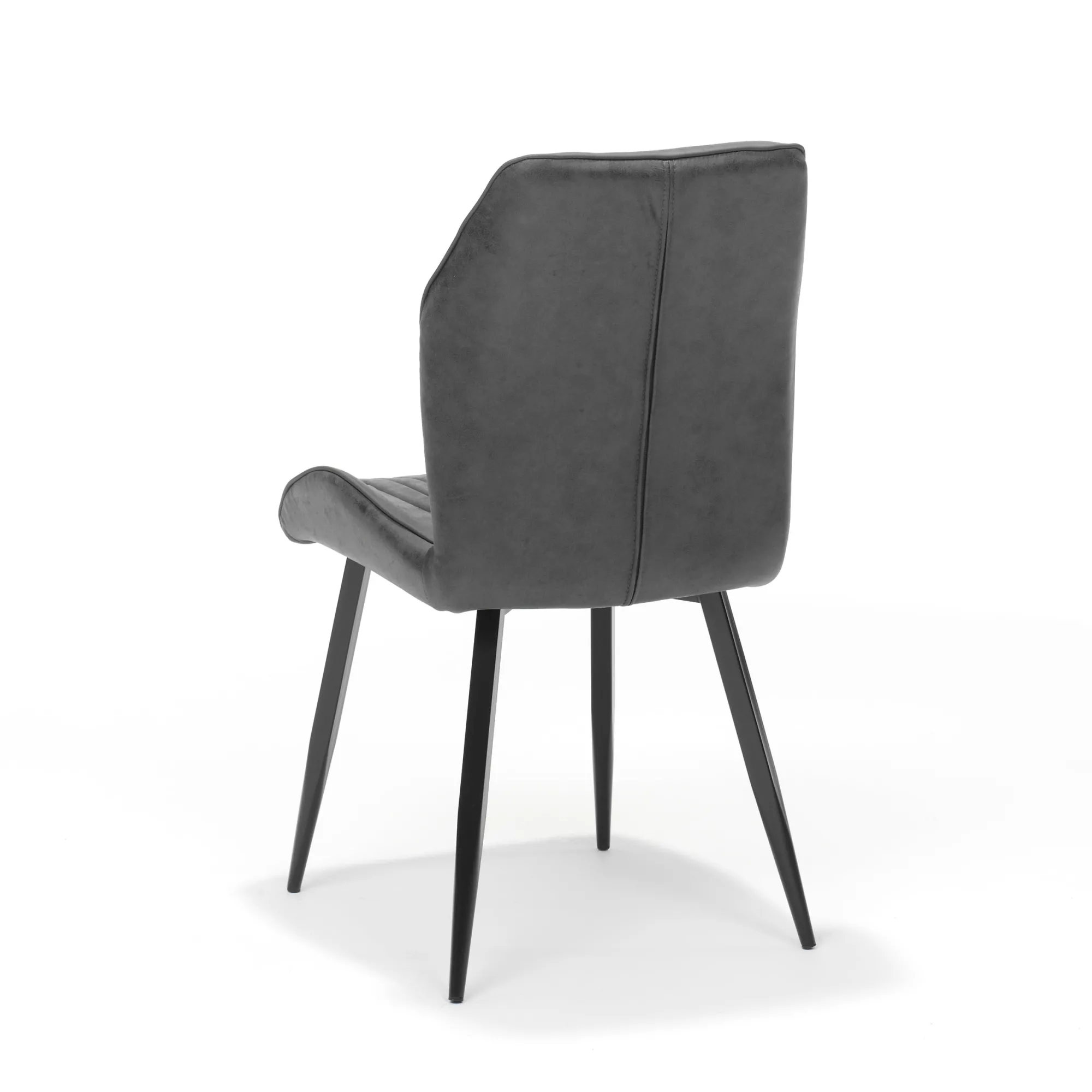 Eetkamerstoelen^Huisenthuis Stoel Emiel Antraciet – Set van 2