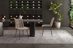 Eetkamerstoelen^Huisenthuis Stoel Fons Bruin – Set van 4
