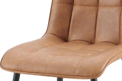 Eetkamerstoelen^Huisenthuis Stoel Fons Cognac – Set van 4