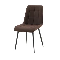 Eetkamerstoelen^Huisenthuis Stoel Fons Donkerbruin – Set van 4