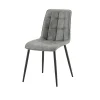 Eetkamerstoelen^Huisenthuis Stoel Fons Grijs – Set van 4