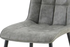 Eetkamerstoelen^Huisenthuis Stoel Fons Grijs – Set van 4