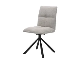 Eetkamerstoelen^Huisenthuis Stoel Gilles Naturel Stof – Set van 4 Beige