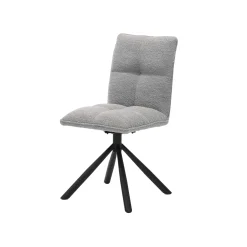 Eetkamerstoelen^Huisenthuis Stoel Gilles Stof – Set van 4 Steel
