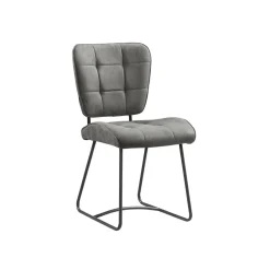 Eetkamerstoelen^Huisenthuis Stoel Henry Stof – Set van 2 Steel