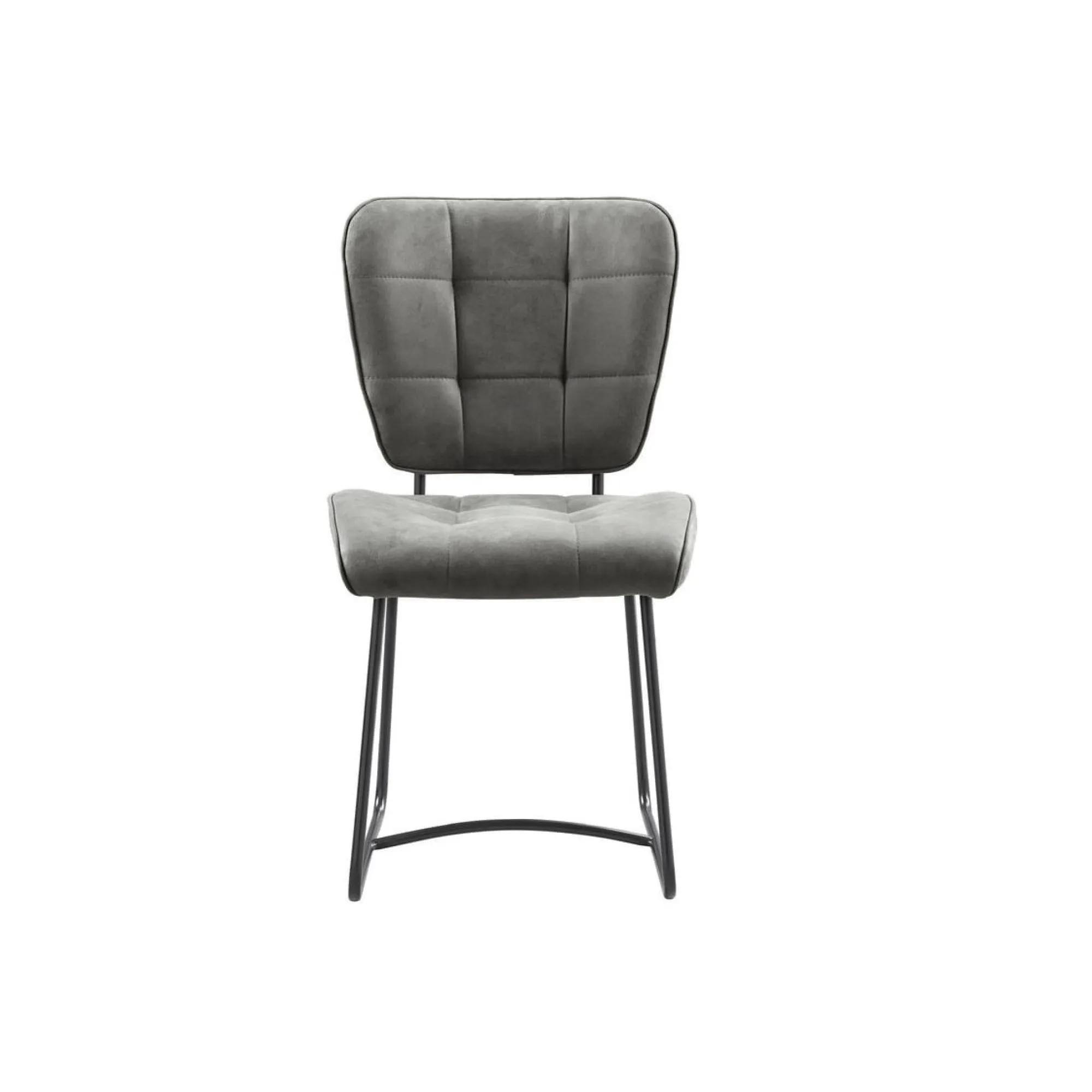 Eetkamerstoelen^Huisenthuis Stoel Henry Stof – Set van 2 Steel