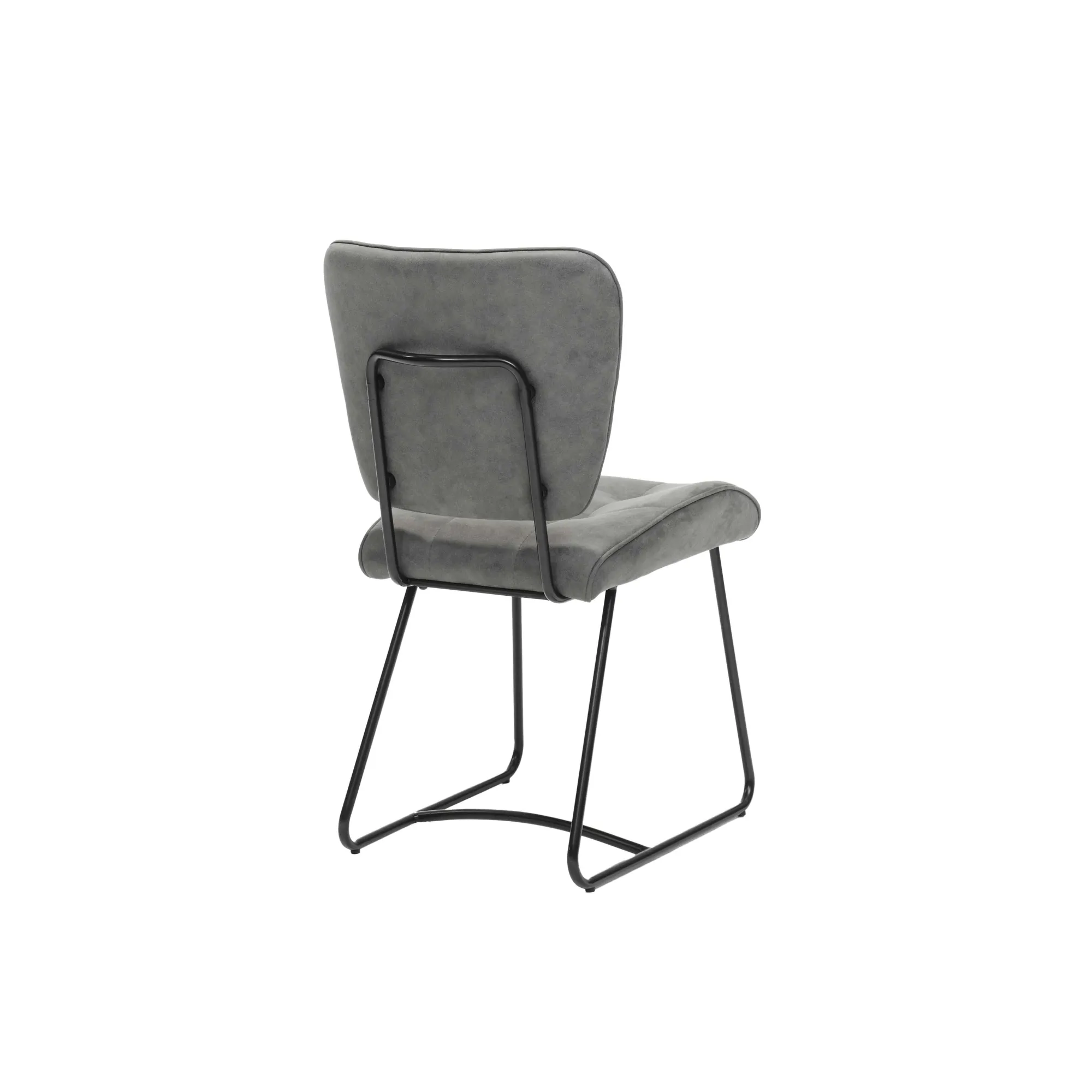 Eetkamerstoelen^Huisenthuis Stoel Henry Stof – Set van 2 Steel