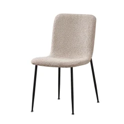 Eetkamerstoelen^Huisenthuis Stoel James Bouclé – Set van 2 Beige