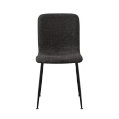 Eetkamerstoelen^Huisenthuis Stoel James Bouclé – Set van 2 Grijs